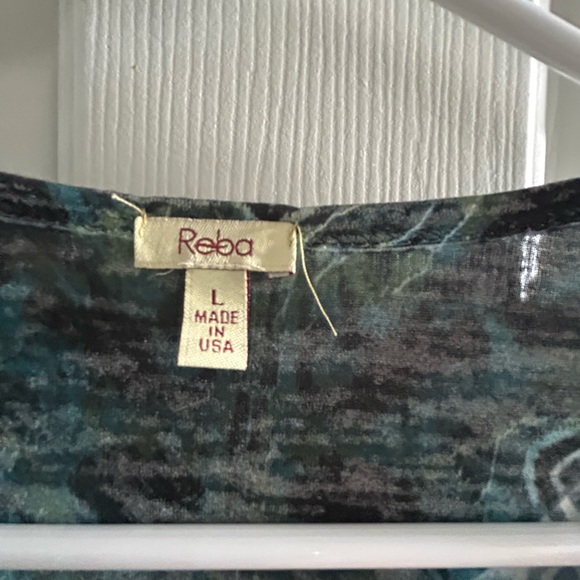 Reba Multicolored Rhinestone Top - Picture 3 of 5